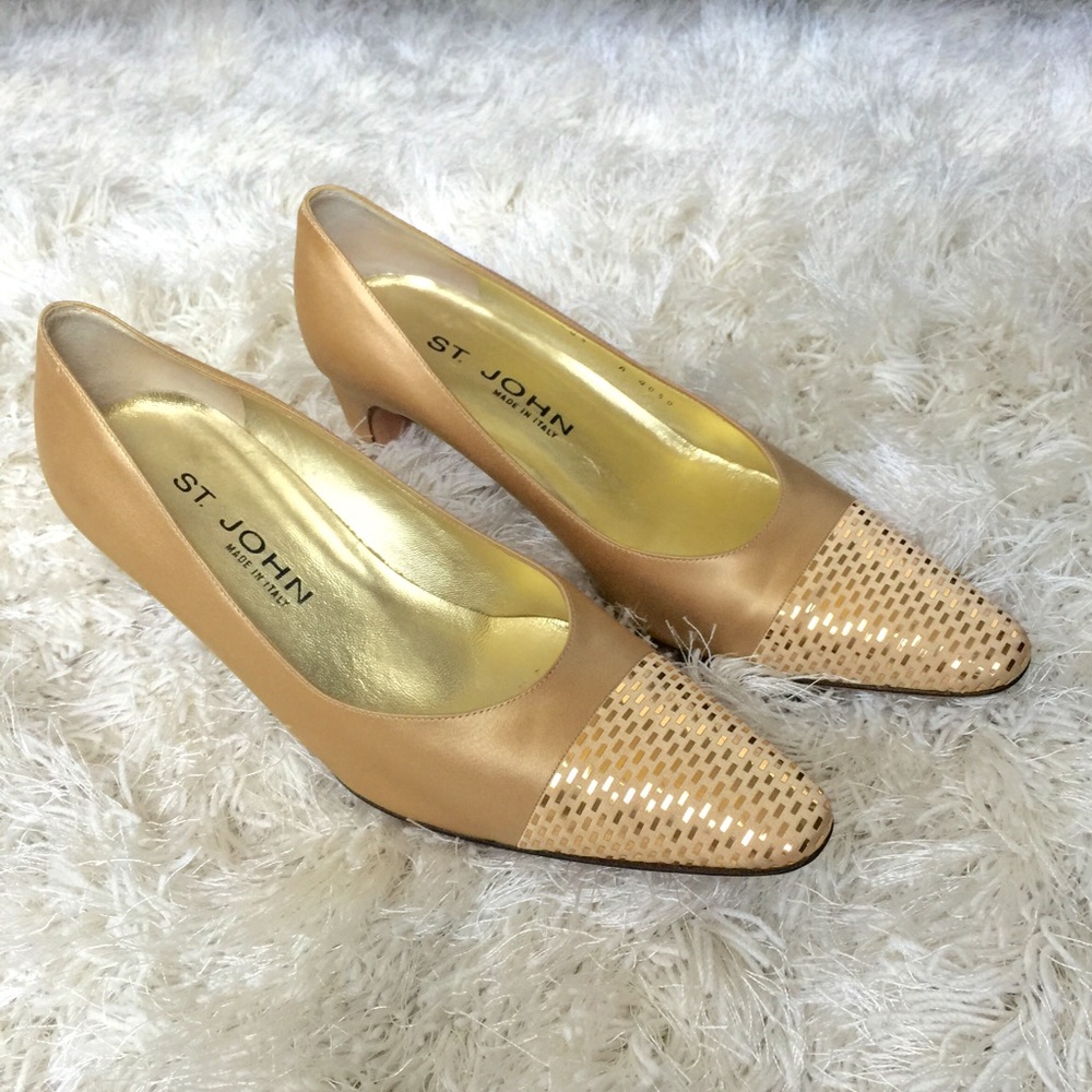 St. John Cap Toe Pump - Made in Italy